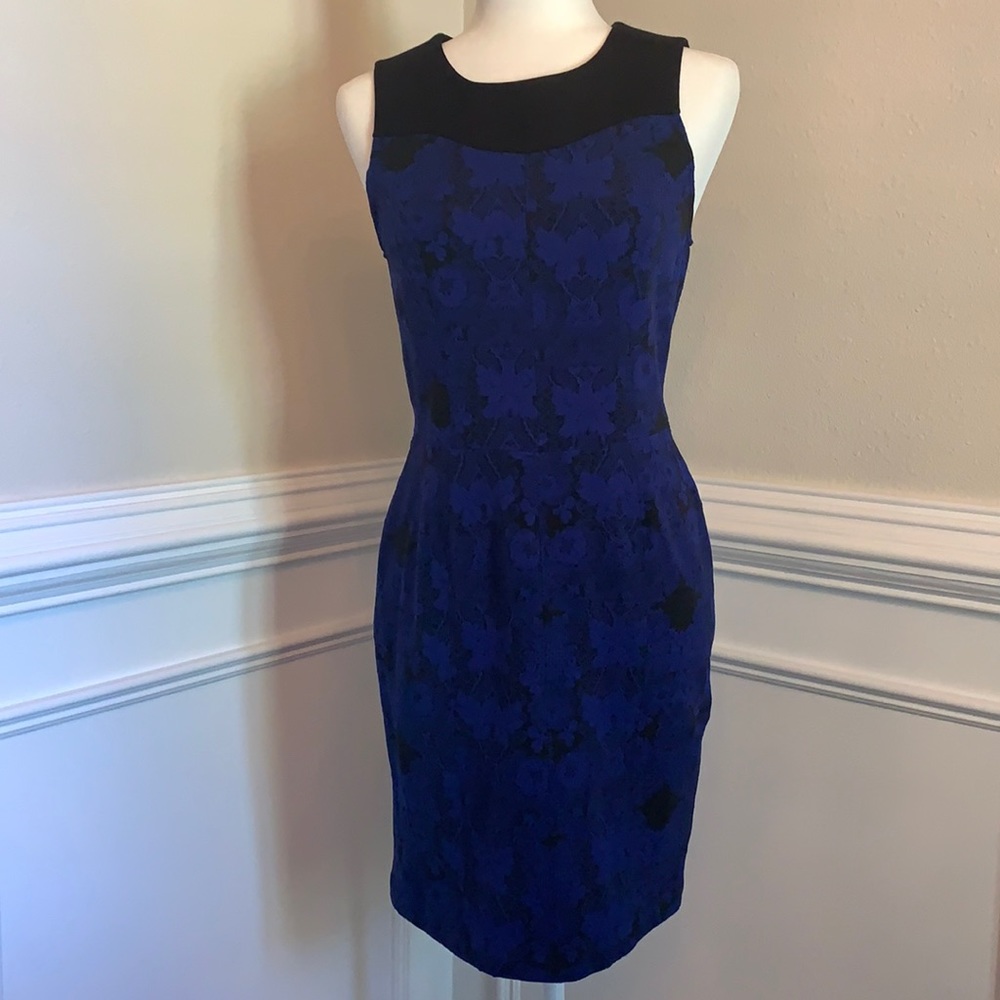 Ali Ra Sleeveless Blue & Black dress